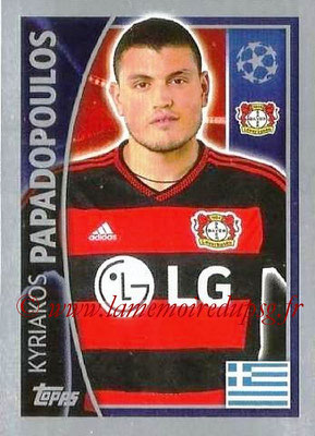 2015-16 - Topps UEFA Champions League Stickers - N° 325 - Kyriakos PAPADOPOULOS (Bayer 04 Leverkusen)