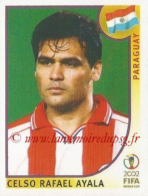 2002 - Panini FIFA World Cup Stickers - N° 138 - Celso Rafael AYALA (Paraguay)