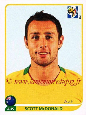 2010 - Panini FIFA World Cup South Africa Stickers - N° 295 - Scott McDONALD (Australie)