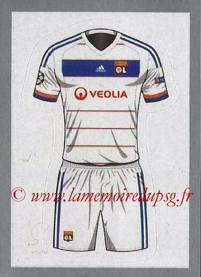 2015-16 - Topps UEFA Champions League Stickers - N° 518 - Maillot Domicile Olympique Lyonnais