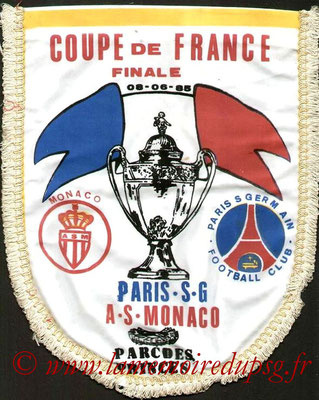 Grands fanions PSG-Monaco 1984-85