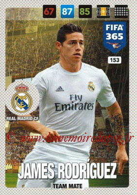 2016-17 - Panini Adrenalyn XL FIFA 365 - N° 153 - James RODRIGUEZ (Real Madrid CF)