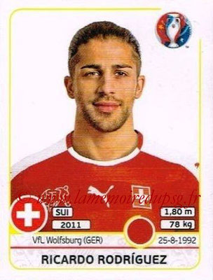 Panini Euro 2016 Stickers - N° 108 - Ricardo RODRIGUEZ (Suisse)