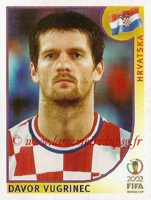 2002 - Panini FIFA World Cup Stickers - N° 488 - Davor VUGRINEC (Croatie)