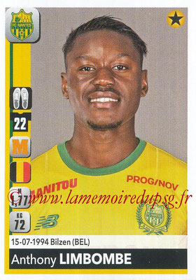 2018-19 - Panini Ligue 1 Stickers - N° 289 - Anthony LIMBOMBE (Nantes)