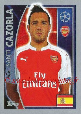 2015-16 - Topps UEFA Champions League Stickers - N° 399 - Santi CAZORLA (Arsenal FC)