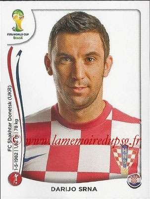 2014 - Panini FIFA World Cup Brazil Stickers - N° 054 - Darijo SRNA (Croatie)