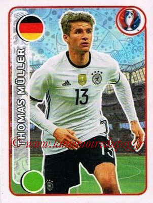 Panini Euro 2016 Stickers - N° 261 - Thomas MÜLLER (Allemagne)