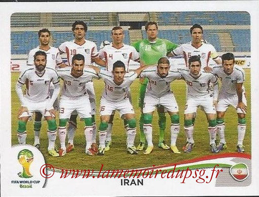 2014 - Panini FIFA World Cup Brazil Stickers - N° 451 - Equipe Iran