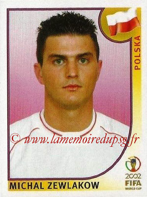 2002 - Panini FIFA World Cup Stickers - N° 266 - Michal ZEWLAKOW (Pologne)