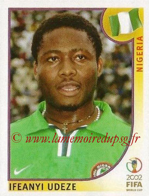 2002 - Panini FIFA World Cup Stickers - N° 410 - Ifeanyi UDEZE (Nigéria)