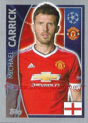 2015-16 - Topps UEFA Champions League Stickers - N° 111 - Michael CARRICK (Manchester United FC)