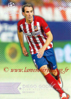 2015-16 - Topps UEFA Champions League Showcase Soccer - N° 061 - Diego GODIN (Club Atletico de Madrid)