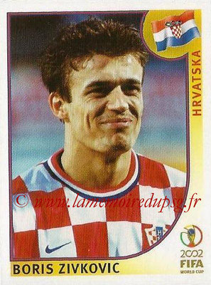 2002 - Panini FIFA World Cup Stickers - N° 482 - Boris ZIVKOVIC (Croatie)
