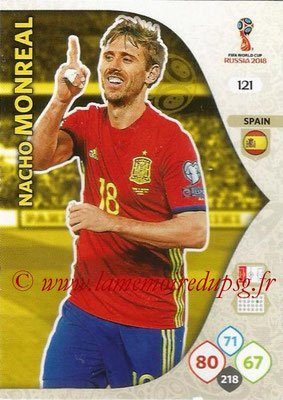 2018 - Panini FIFA World Cup Russia Adrenalyn XL - N° 121 - Nacho MONREAL (Espagne)