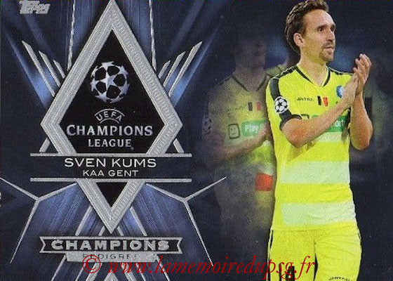 2015-16 - Topps UEFA Champions League Showcase Soccer - N° CP-SK - Sven KUMS (KAA Gent) (Champions Pedigree)