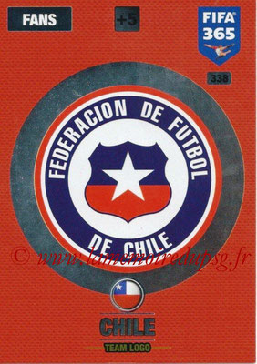 2016-17 - Panini Adrenalyn XL FIFA 365 - N° 338 - Logo Chili (Club Badge)