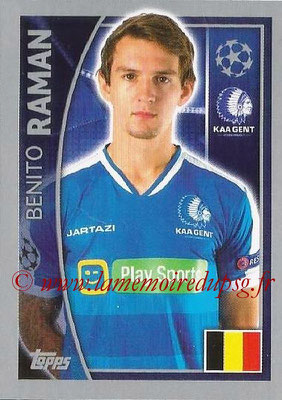 2015-16 - Topps UEFA Champions League Stickers - N° 547 - Benito RAMAN (KAA Gent)