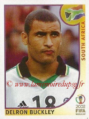 2002 - Panini FIFA World Cup Stickers - N° 160 - Delron BUCKLEY (Afrique du Sud)