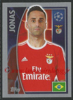 2015-16 - Topps UEFA Champions League Stickers - N° 171 - JONAS (SL Benfica)