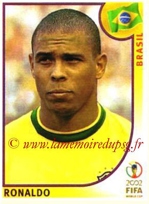 2002 - Panini FIFA World Cup Stickers - N° 184 - RONALDO (Brésil)