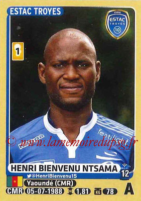 2015-16 - Panini Ligue 1 Stickers - N° 479 - Henri BIENVENU NTSAMA (ESTAC Troyes)