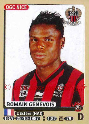 2015-16 - Panini Ligue 1 Stickers - N° 320 - Romain GENEVOIS (OGC Nice)