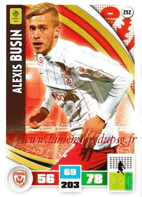 2016-17 - Panini Adrenalyn XL Ligue 1 - N° 252 - Alexis BUSIN (Nancy)