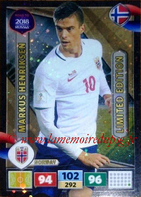 2018 - Panini Road to FIFA World Cup Russia Adrenalyn XL - N° LE-MH - Markus HENRIKSEN (Norvège) (Limited Edition)