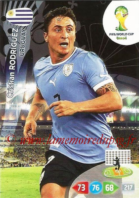 2014 - Panini FIFA World Cup Brazil Adrenalyn XL - N° 311 - Cristian RODRIGUEZ (Uruguay)