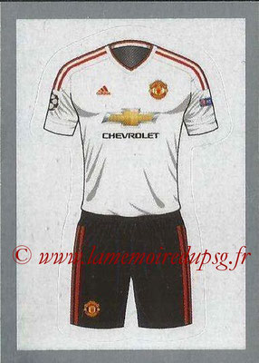 2015-16 - Topps UEFA Champions League Stickers - N° 081 - Maillot Exterieur Manchester United FC