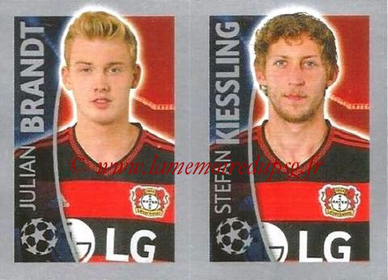 2015-16 - Topps UEFA Champions League Stickers - N° 334 - Julian BRANDT + Stefan KIESSLING (Bayer 04 Leverkusen)