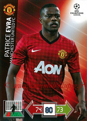 2012-13 - Adrenalyn XL champions League N° 137 - Patrice EVRA (Manchester United FC)