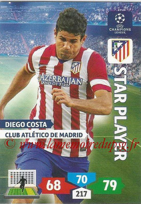 2013-14 - Adrenalyn XL champions League N° 063 - Diego COSTA (Club Atlético de Madrid) (Star Player)