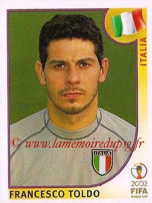 2002 - Panini FIFA World Cup Stickers - N° 474 - Francesco TOLDO (Italie)