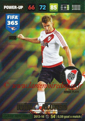 2016-17 - Panini Adrenalyn XL FIFA 365 - N° 370 - Ivan ALONSO (River Plate) (Goal Machine)