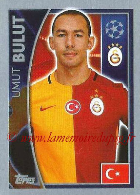 2015-16 - Topps UEFA Champions League Stickers - N° 202 - Umut BULUT (Galatasaray AS)