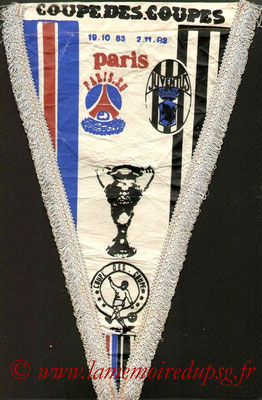 Grands Fanions  PSG-Juventus Turin  1983-84