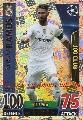 2015-16 - Topps UEFA Champions League Match Attax - N° 496 - Segio RAMOS (Real Madrid CF) (100 Club)