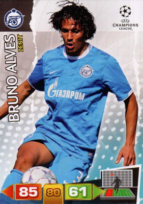 2011-12 - Panini Champions League Cards - N° 268 - Bruno ALVES (FC Zenit)