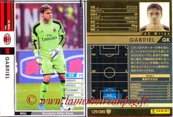 2013-14 - WCCF - N° 129 - GABRIEL (Milan AC)