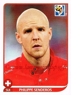 2010 - Panini FIFA World Cup South Africa Stickers - N° 588 - Philippe SENDEROS (Suisse)