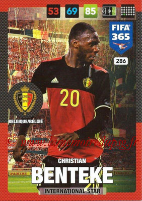 2016-17 - Panini Adrenalyn XL FIFA 365 - N° 286 - Cristian BENTEKE (Belgique) (International Star)