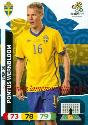 Panini Euro 2012 Cards Adrenalyn XL - N° 208 - Pontus WERNBLOOM (Suède)