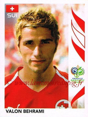 2006 - Panini FIFA World Cup Germany Stickers - N° 488 - Valon BEHRAMI (Suisse)
