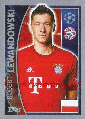 2015-16 - Topps UEFA Champions League Stickers - N° 388 - Robert LEWANDOWSKI (FC Bayern Munich)