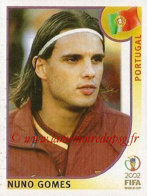 2002 - Panini FIFA World Cup Stickers - N° 311 - Nuno GOMES (Portugal)