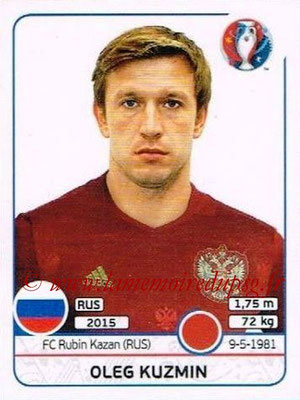 Panini Euro 2016 Stickers - N° 166 - Oleg KUZMIN (Russie)