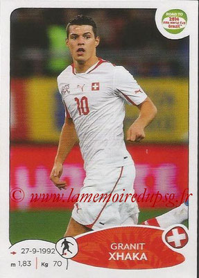 2014 - Panini Road to FIFA World Cup Brazil Stickers - N° 365 - Granit XHAKA (Suisse)