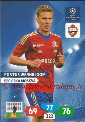 2013-14 - Adrenalyn XL champions League N° 132 - Pontus WERNBLOOM (PFC CSKA Moscou)
